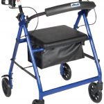 Aluminum Rollator, 6" Casters